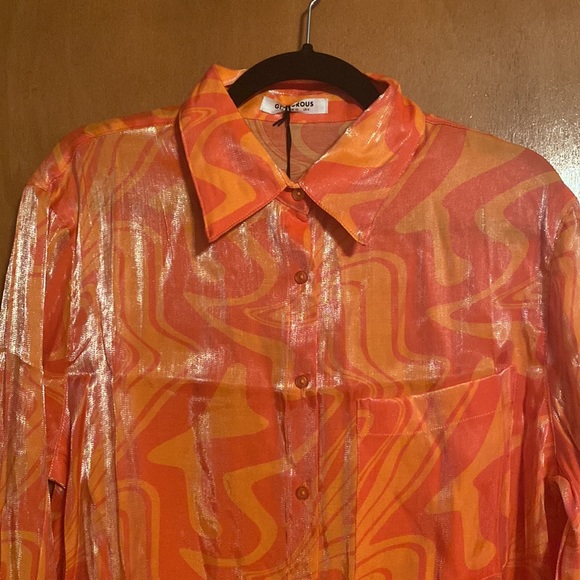 NWT Ladies size 6 oversized Glamorous Blouse - Picture 3 of 10